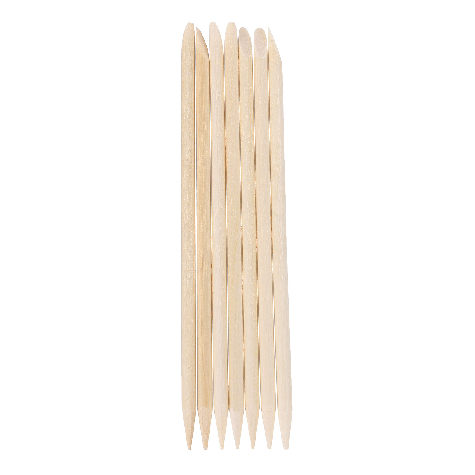 Nail Art Remover - 200pcs Orange Wood Cuticle Sticks Dual