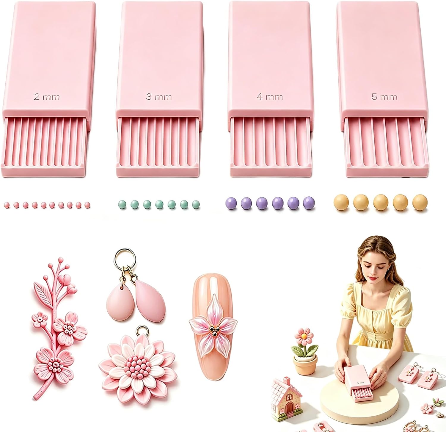 Nail Art Nail Art - 3D Print Clay Gel Ball Maker