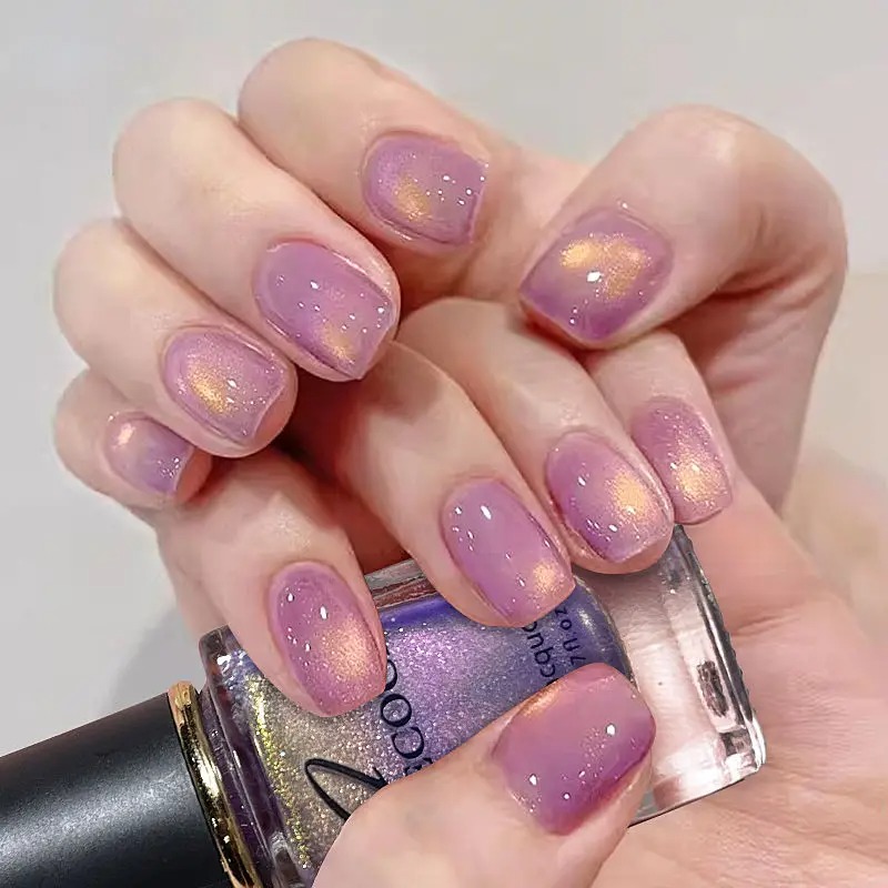 Laser Glitter Nail Polish Rain - Nail Art Rainbow review and price