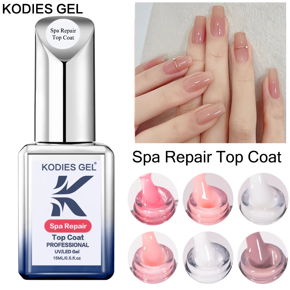 KODIES GEL Milky White Top Coa - Nail Art Jelly review and price