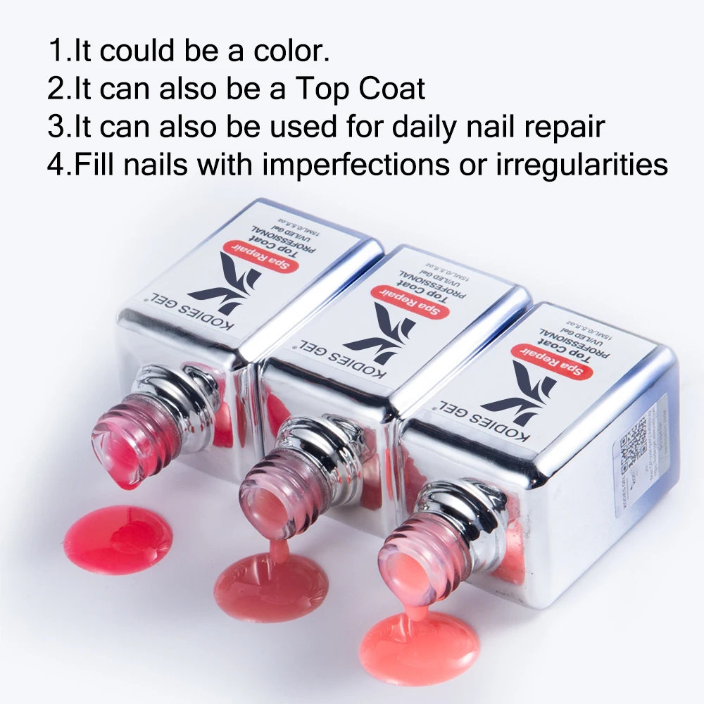 KODIES GEL Milky White Top Coa - Nail Art Jelly review and price