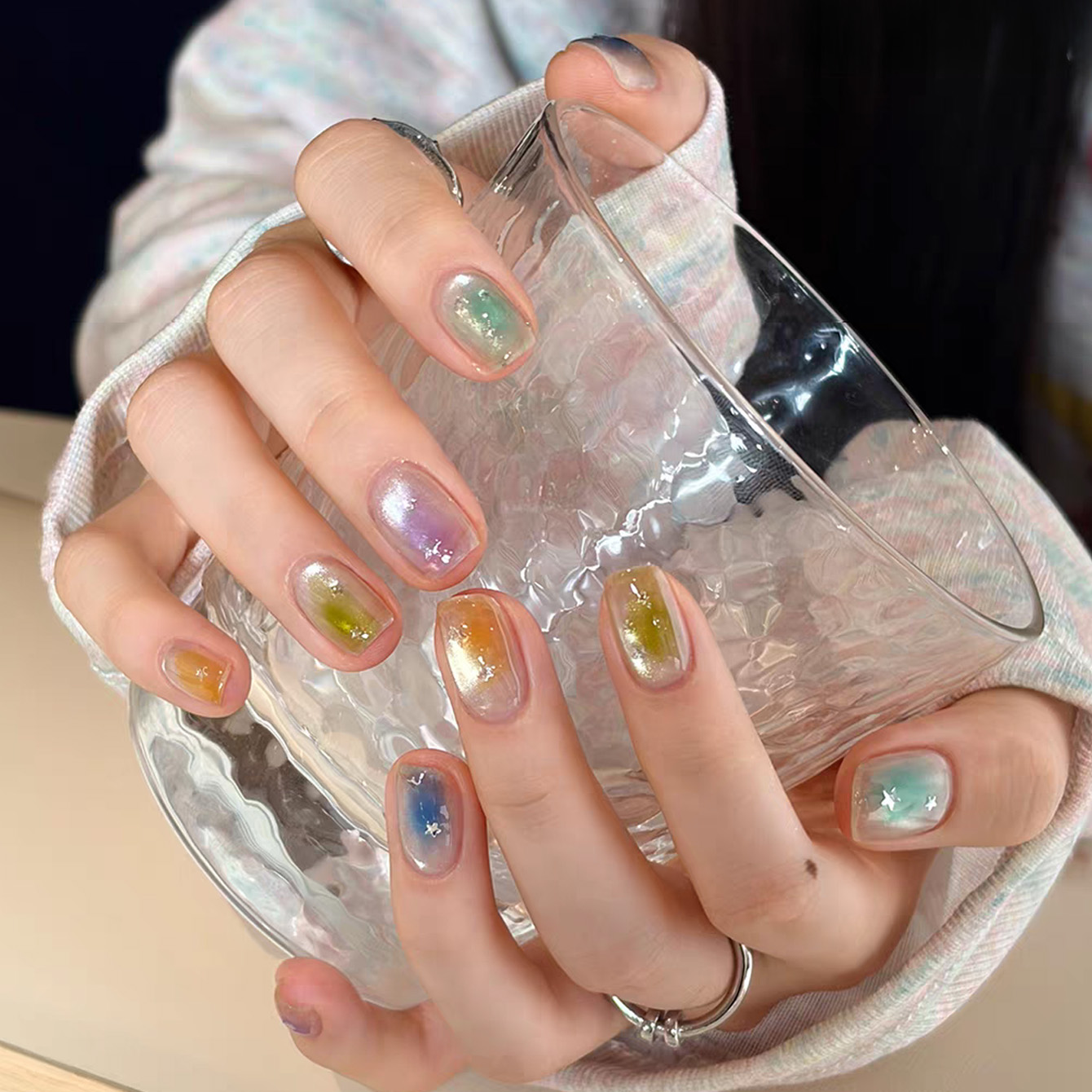 SHAKA 1pcs 2026 New Palette Ra - Nail Art Rainbow review and price