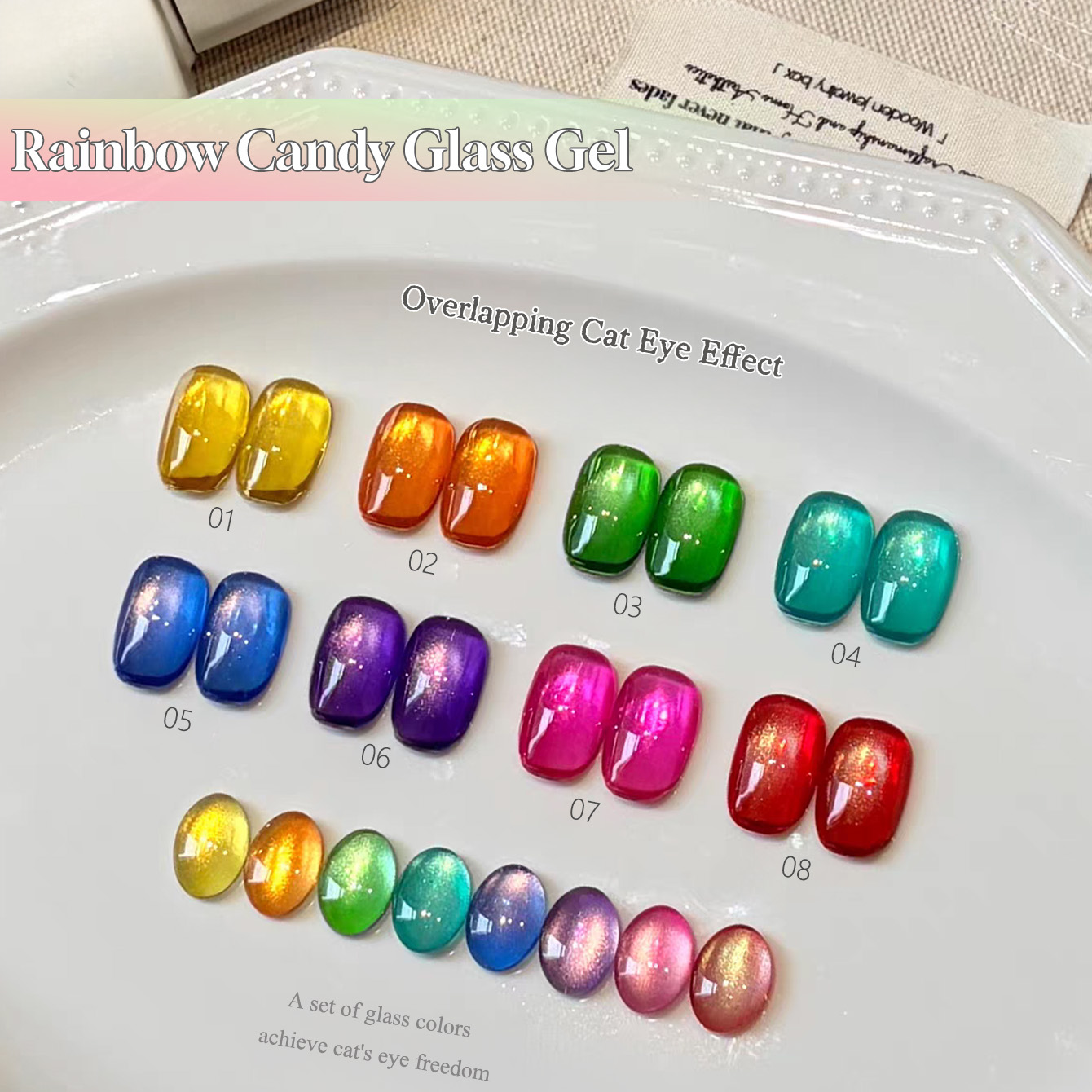 SHAKA 1pcs 2026 New Palette Ra - Nail Art Rainbow review and price