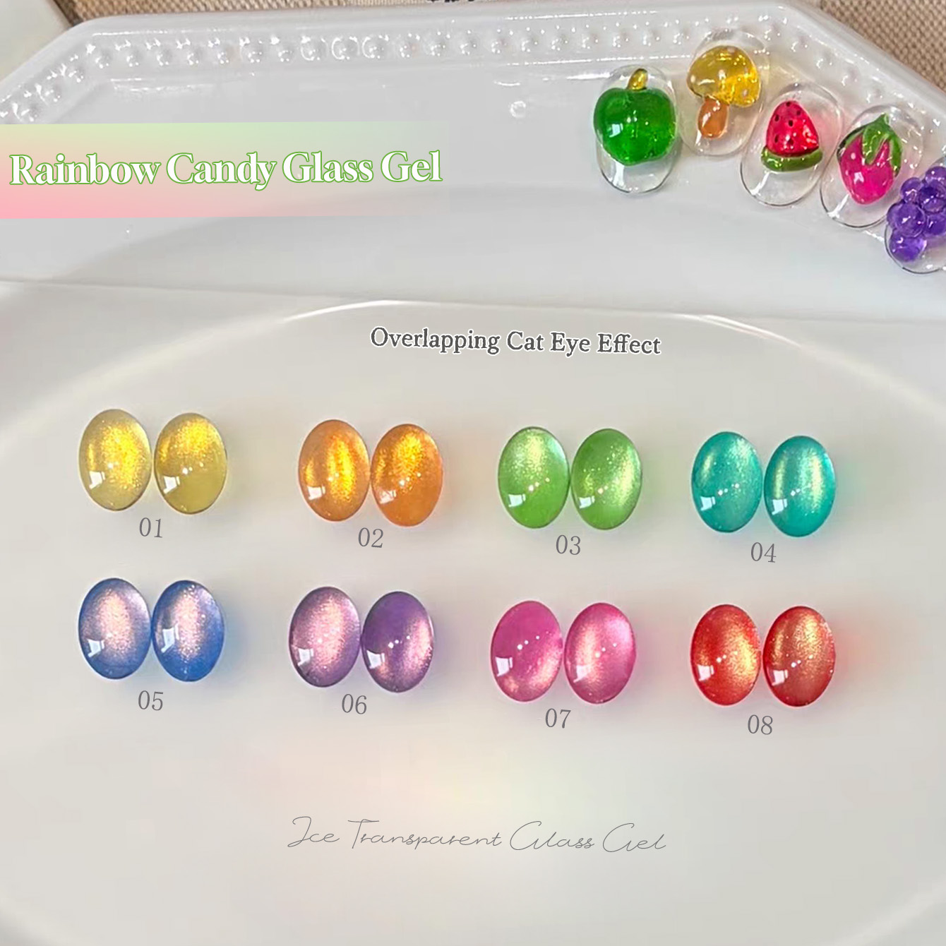 SHAKA 1pcs 2026 New Palette Ra - Nail Art Rainbow review and price