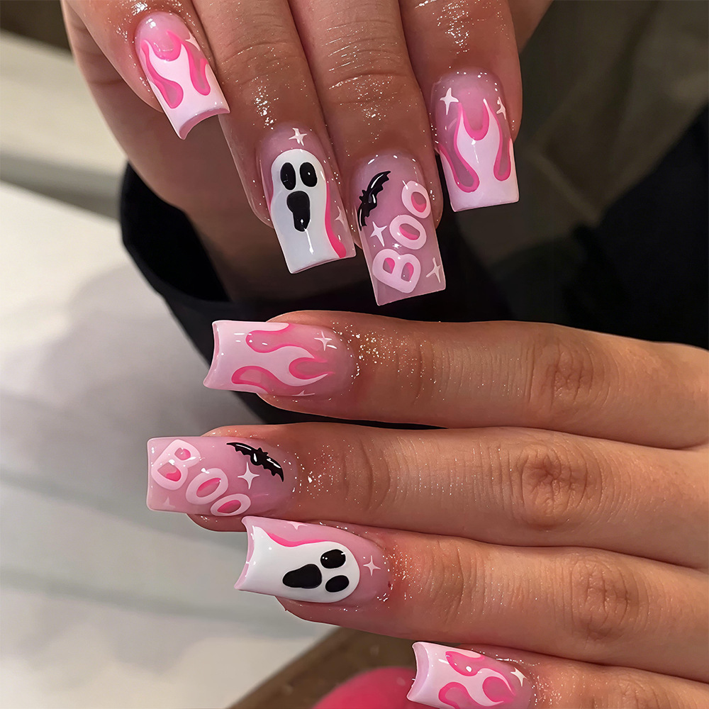 24Pcs Halloween Press On Nails - Nail Art Jelly review and price