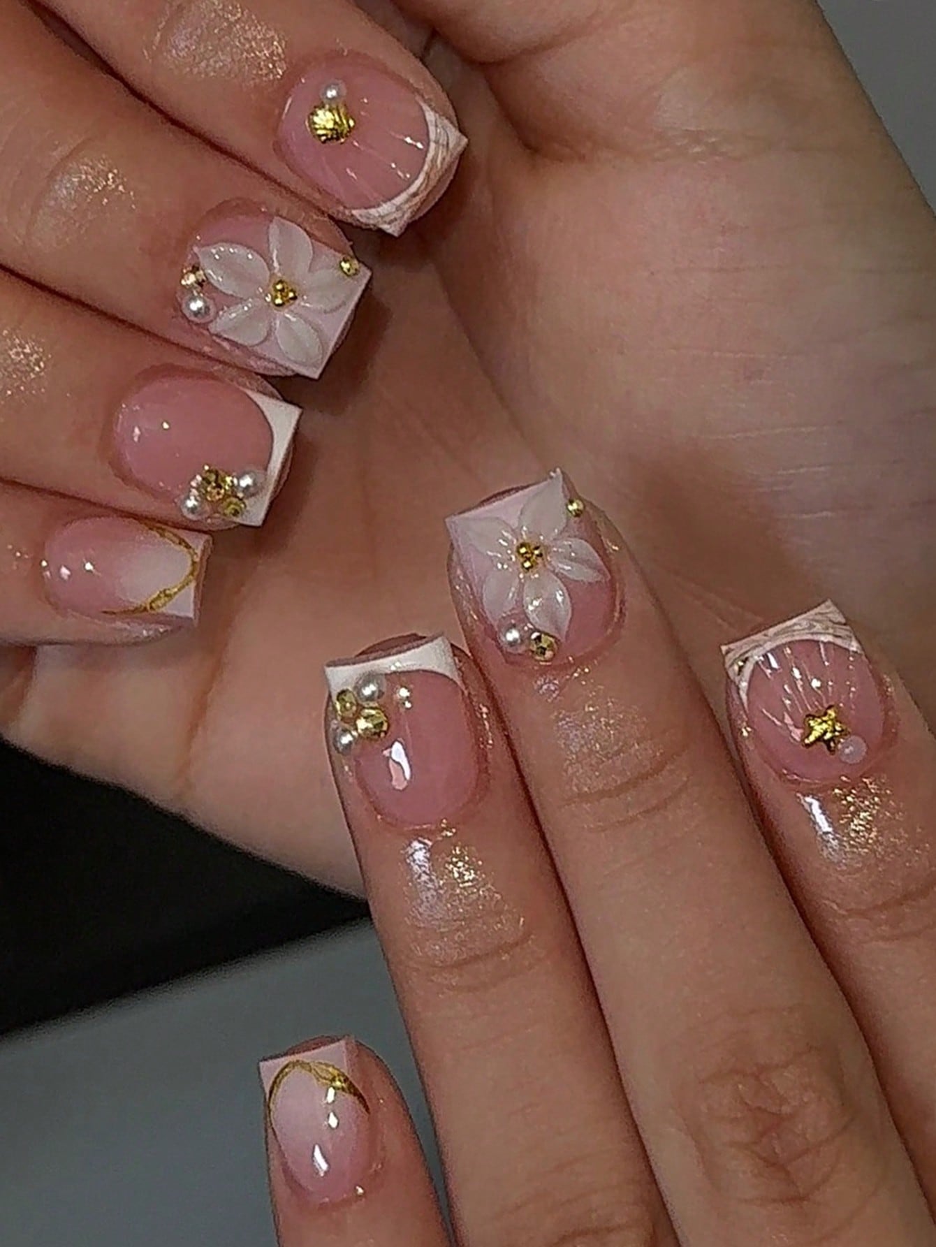 24pcs Short Square White Frenc - Nail Art Jelly review and price