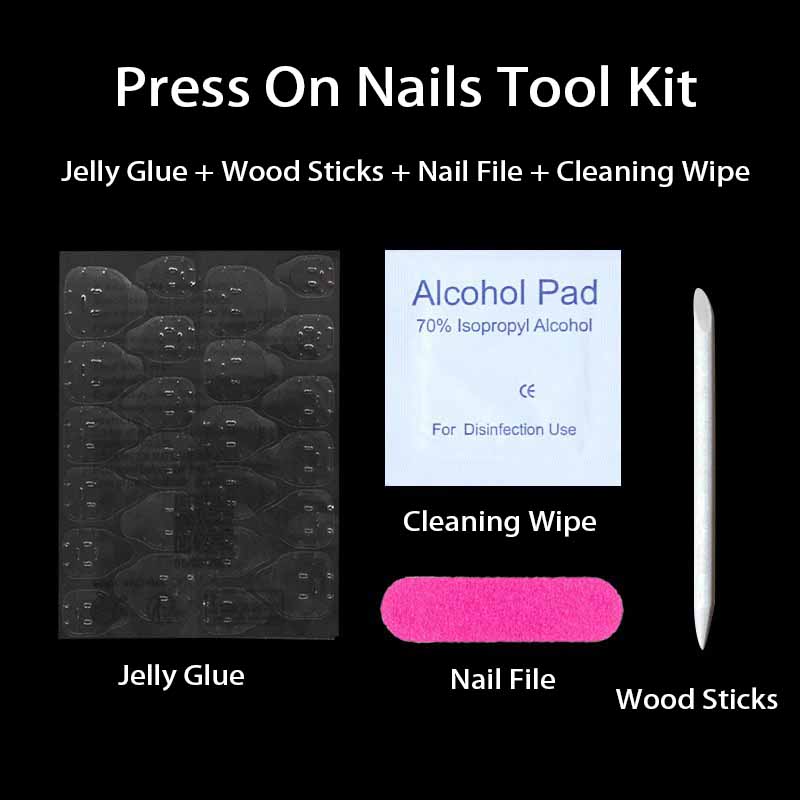 1 Set Nail Adhesive Tabs Jelly - Nail Art Jelly review and price