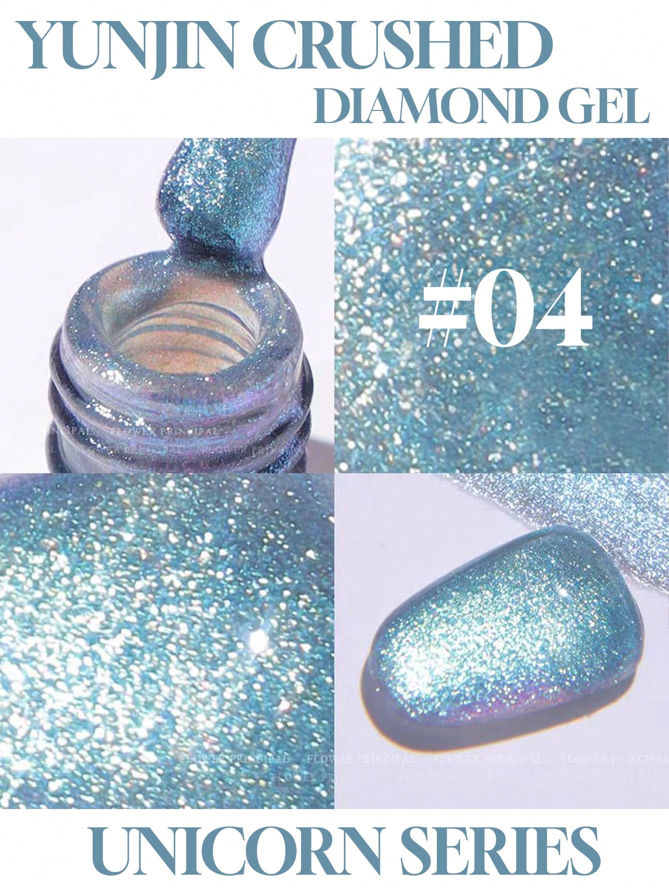 1-4Pcs 15ml 4-Color Unicorn Gl - Nail Art Rainbow review and price