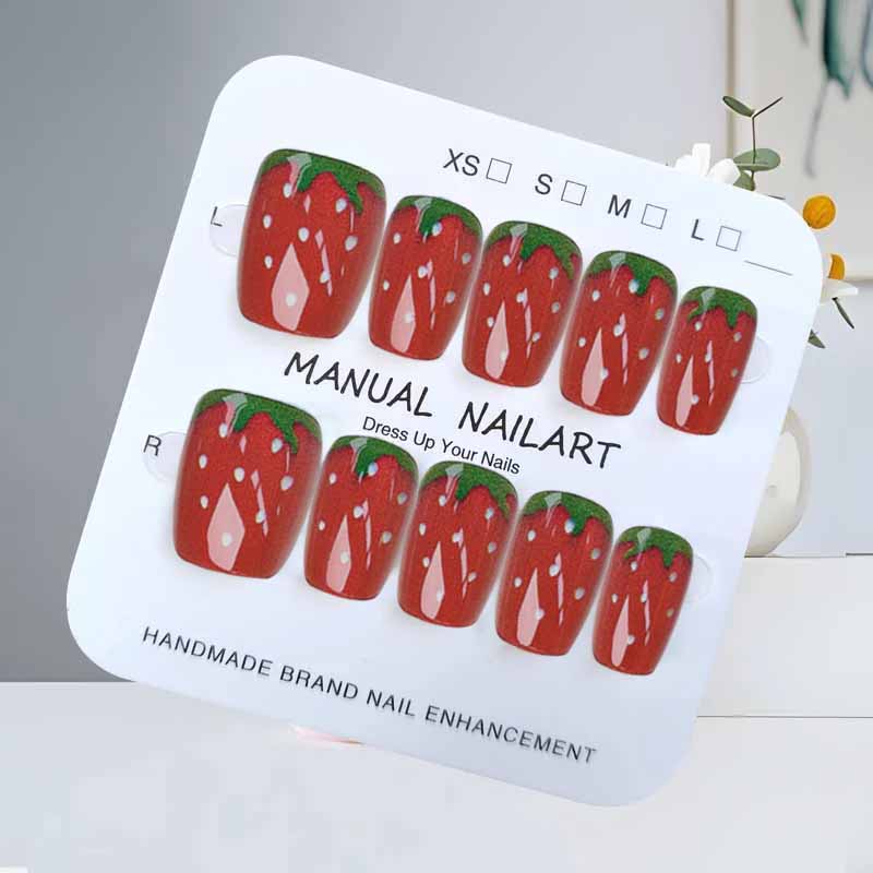 10Pcs Little Fresh Strawberry  - Nail Art Strawberry review and price