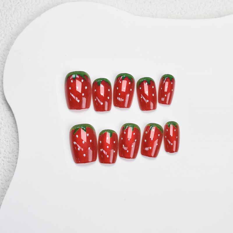 10Pcs Little Fresh Strawberry  - Nail Art Strawberry review and price
