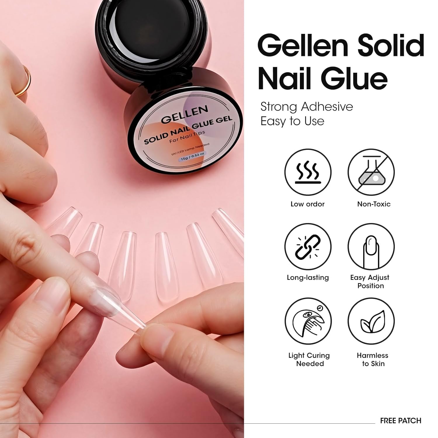 GELLEN Nail Solid Glue Builder - Nail Art Ombre review and price
