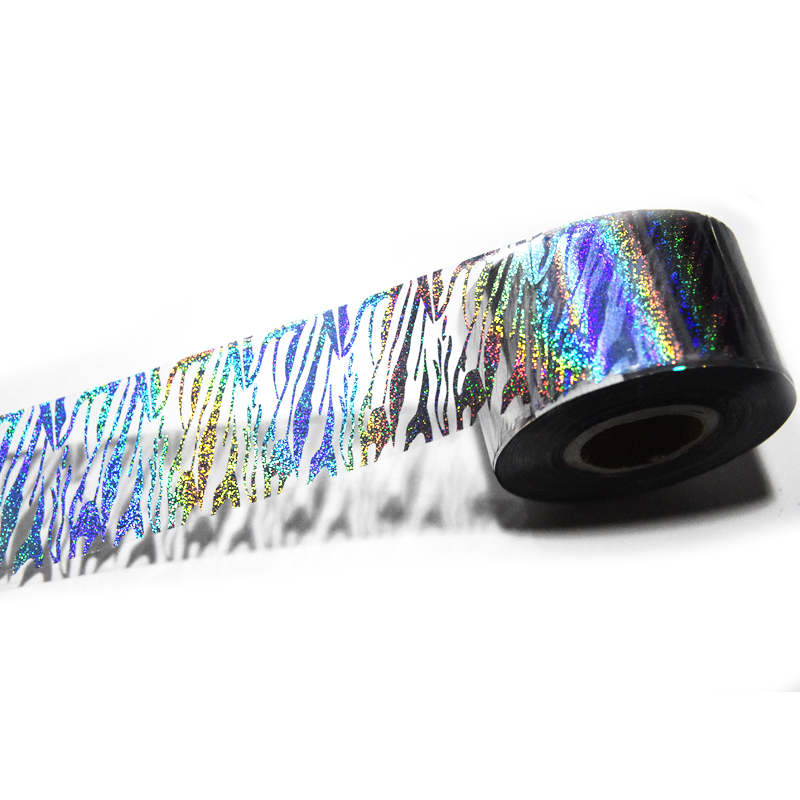 100meters Holographic Zebra Fo - Nail Art Zebra Design review and price