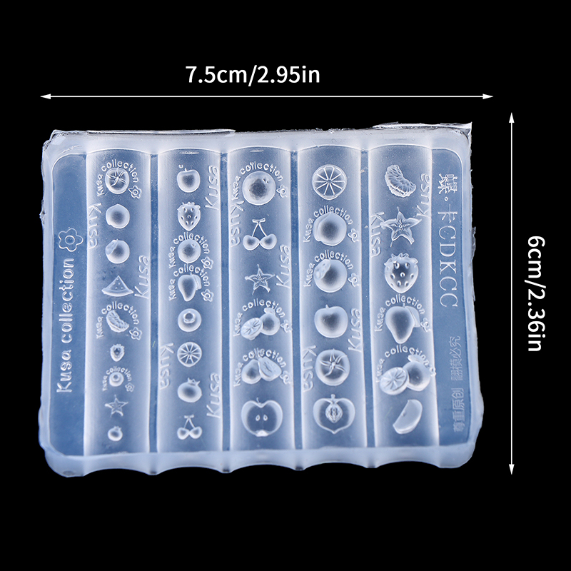 New Nail Silicone Mold Relief  - Nail Art Strawberry review and price