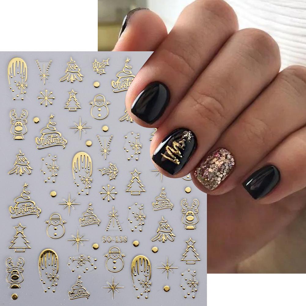 Christmas Nail Art Stickers Na - Nail Art Xmas Design review and price