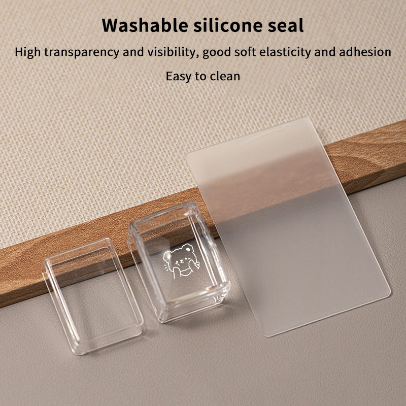 Transparent Rectangle Nail Art - Nail Art Jelly review and price