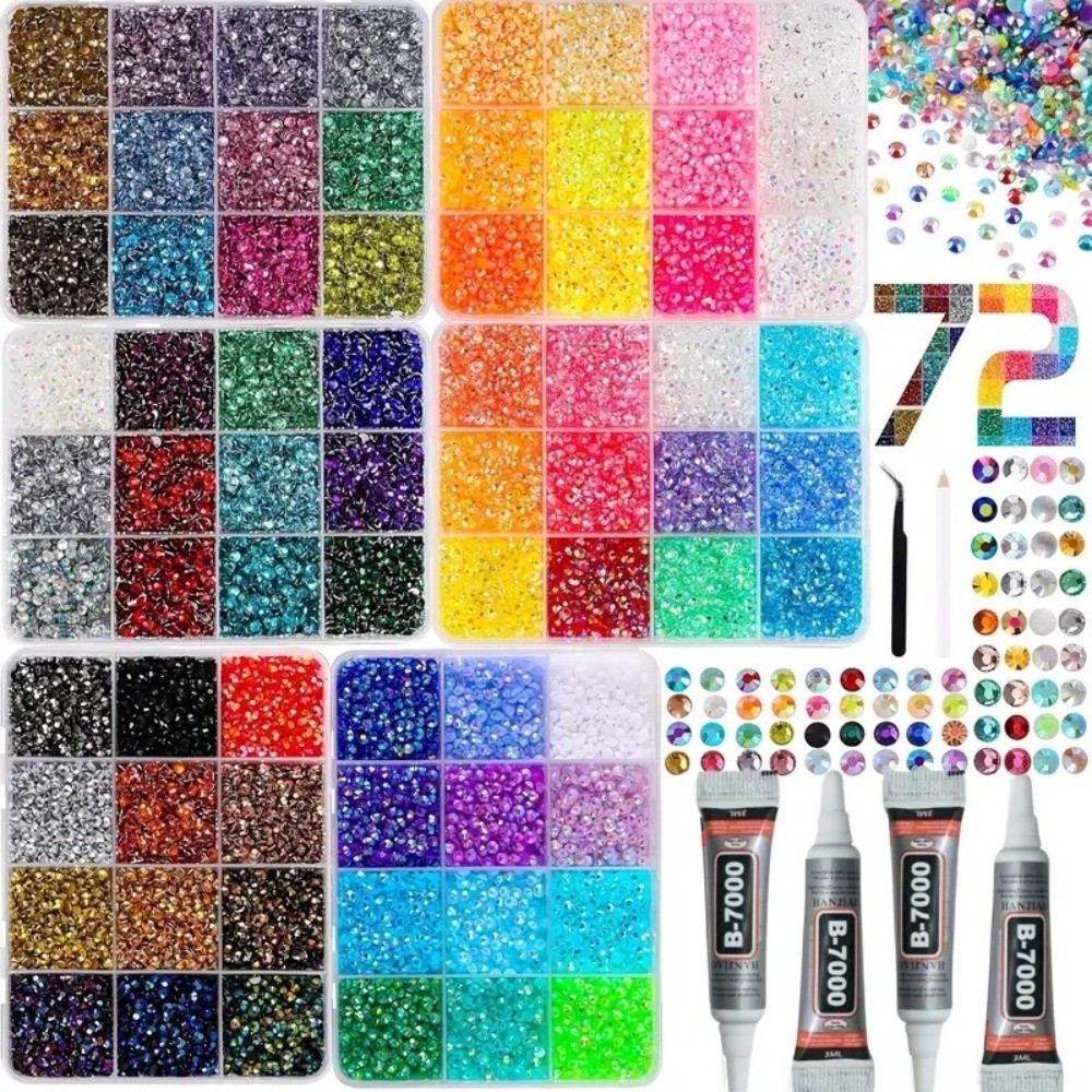 Multicolor Resin Rhinestone Ki - Nail Art Jelly review and price