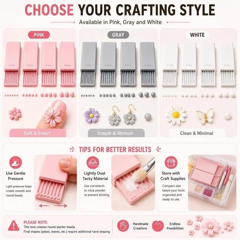 Nail Art Bead Roller 4PCS Set  - Nail Art Jelly review and price