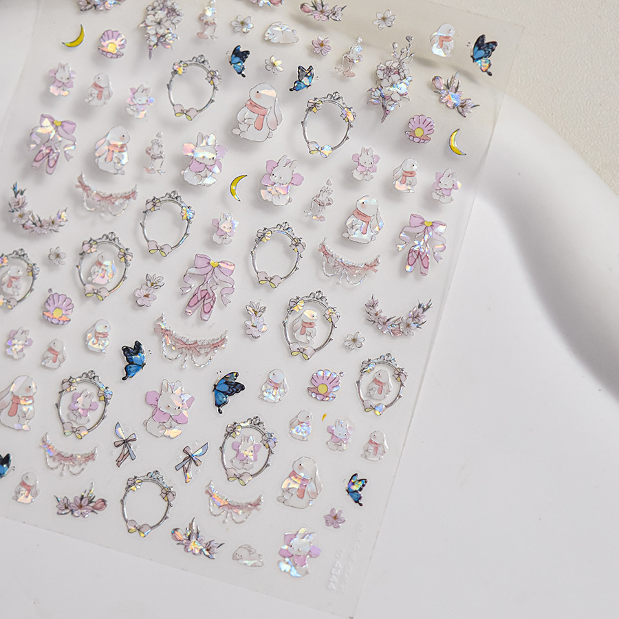 Cute Rabbit Puppy Cherry Straw - Nail Art Strawberry review and price