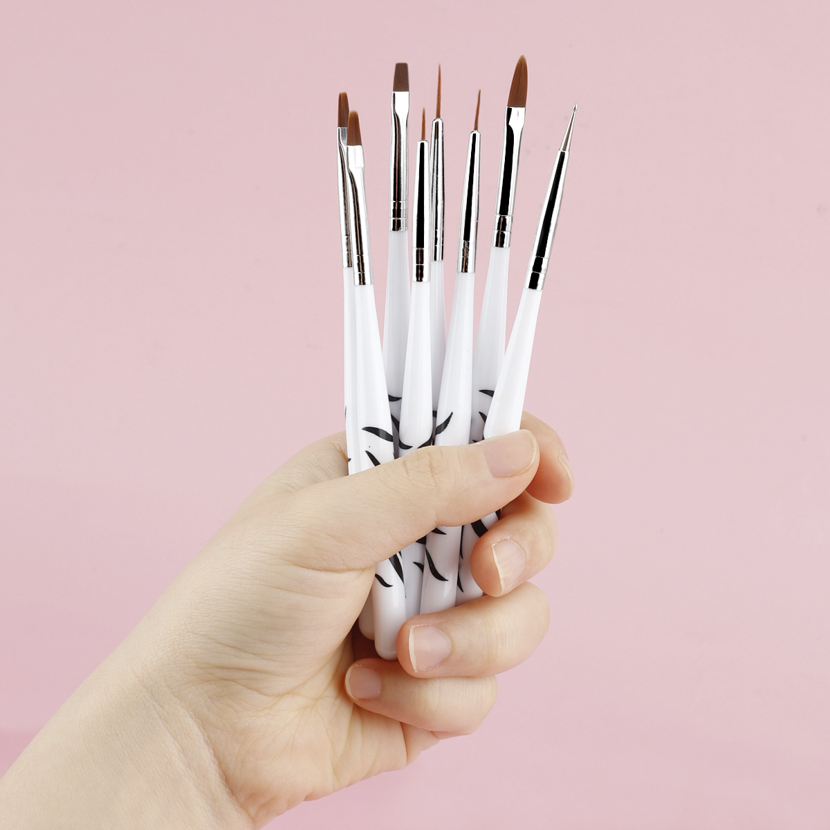 Zebra Handle Nail Brush Set Fo - Nail Art Zebra Design review and price