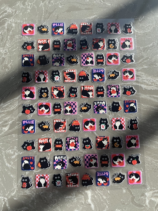 Mini Pvc Kawaii Pattern Poster - Nail Art Nail Art review and price