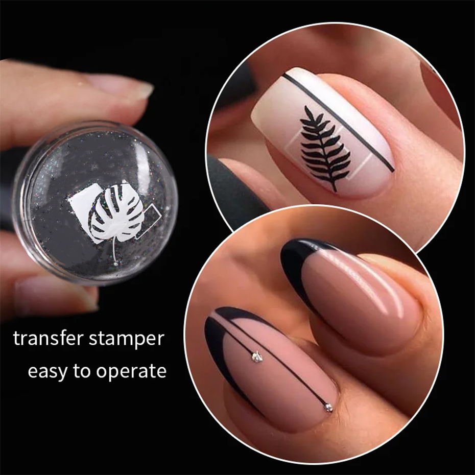 Nail Stamping Plates Pure Clea - Nail Art Jelly review and price
