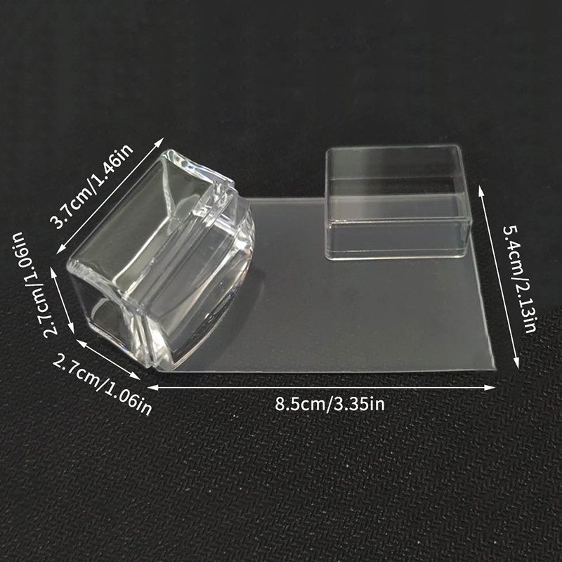 ⭐ Transparent Rectangle Nail A - Nail Art Jelly review and price