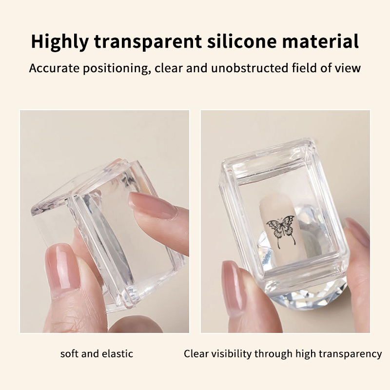 ⭐ Transparent Rectangle Nail A - Nail Art Jelly review and price