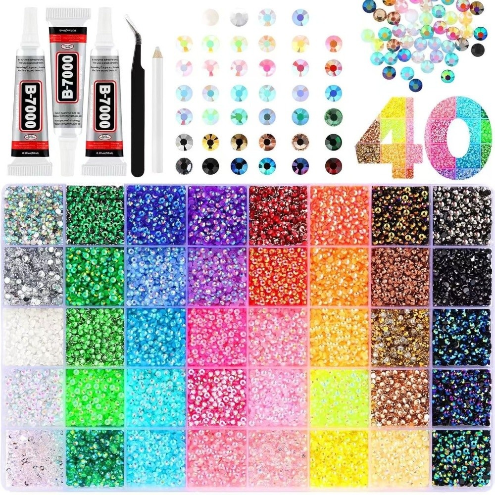 Multicolor Resin Rhinestone Ki - Nail Art Jelly review and price