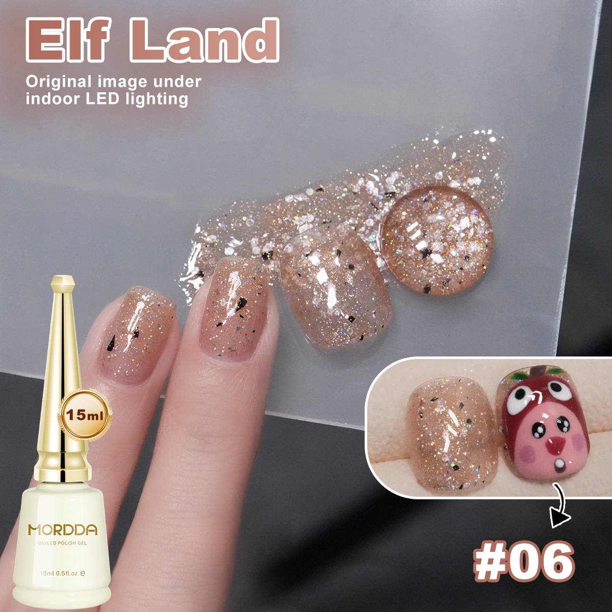 6 Colors 15ml Cat Eye Polish R - Nail Art Rainbow review and price