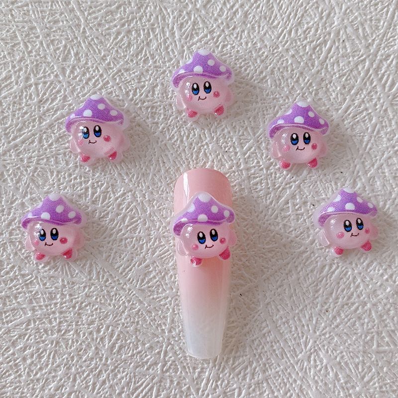 2/10/20pcs Kirby Nail Charms 3 - Nail Art Nail Art review and price