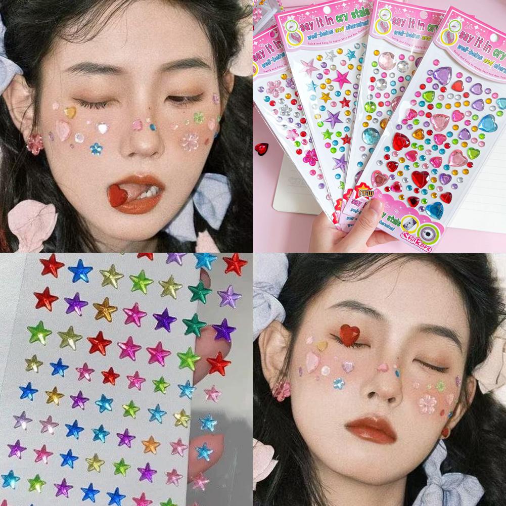 Self-Adhesive Face Rhinestones - Nail Art Nail Art review and price