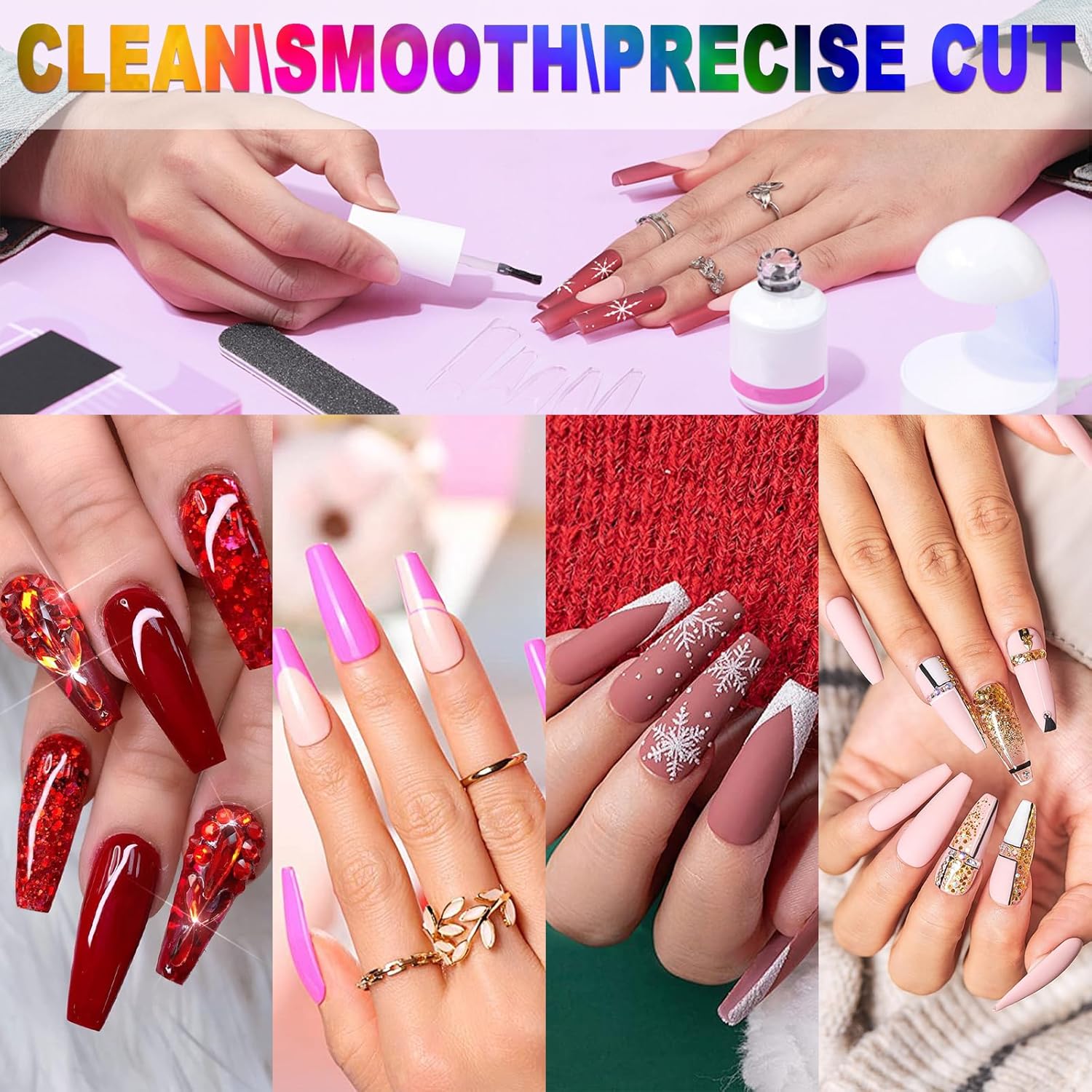 Acrylic Nail Cutter with Magne - Nail Art Rainbow review and price