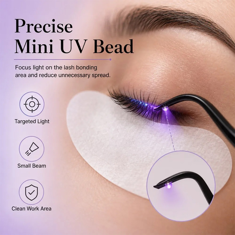 Mini UV Lash Lamp Tweezers 2‑S - Nail Art Ombre review and price