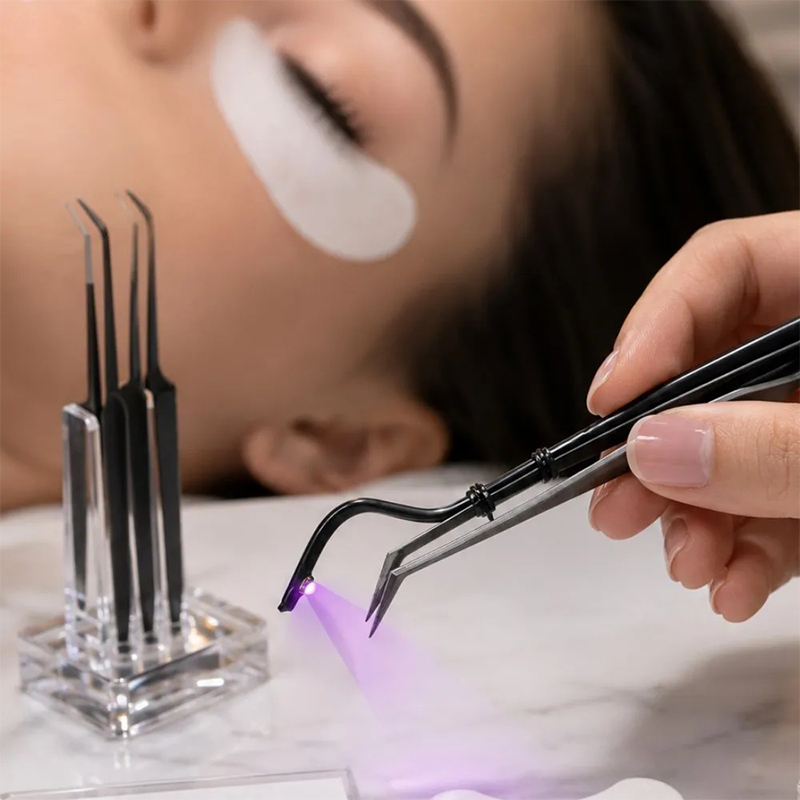 Mini UV Lash Lamp Tweezers 2‑S - Nail Art Ombre review and price