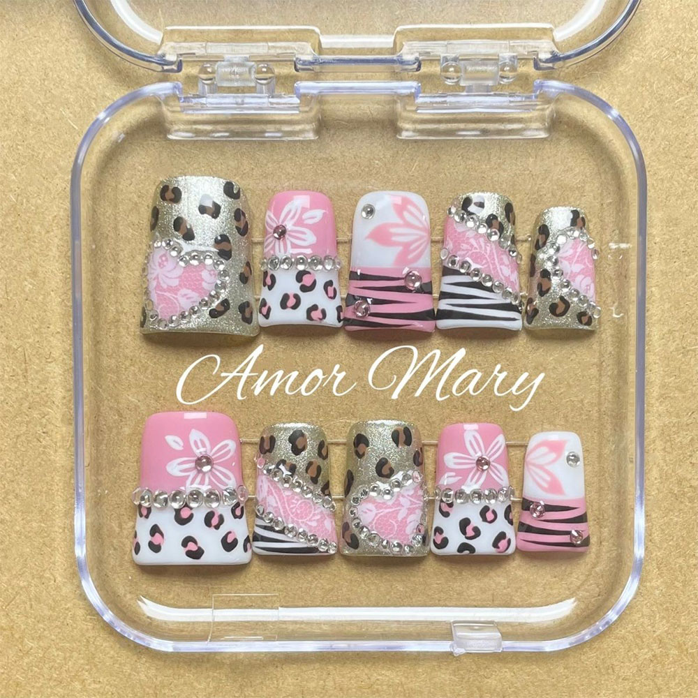 Summer Fresh 3D Flower Diamond - Nail Art Love review and price