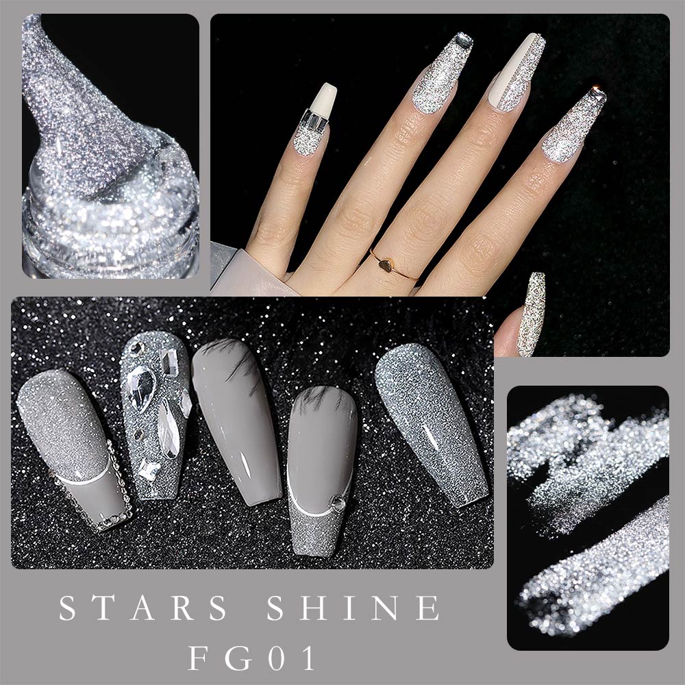 Canni Reflective Gel Bright Ef - Nail Art Rainbow review and price