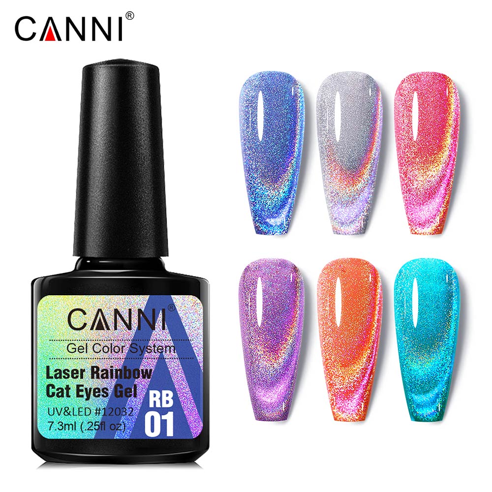 Canni Reflective Gel Bright Ef - Nail Art Rainbow review and price
