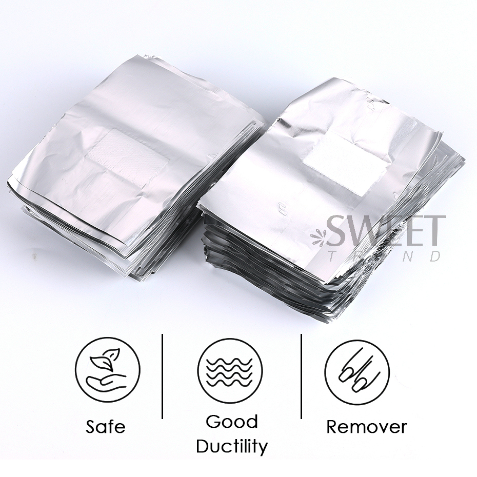 50/100pcs Immersion Remover Al - Nail Art Remover review and price