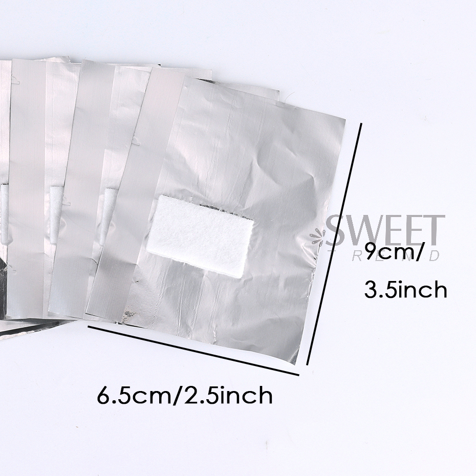 50/100pcs Immersion Remover Al - Nail Art Remover review and price
