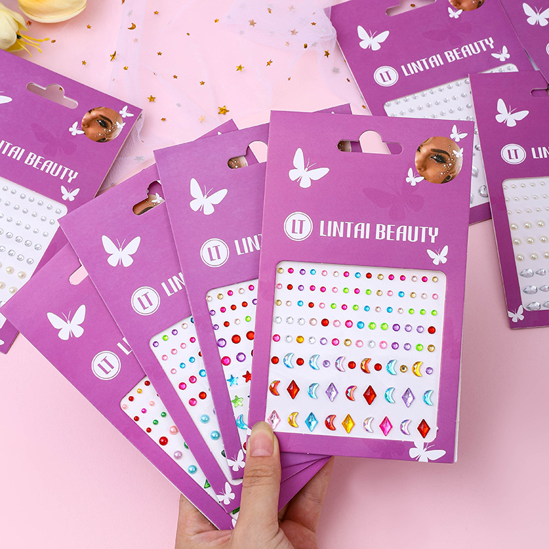 Hot Selling Face Gems Stickers - Nail Art Nail Art review and price