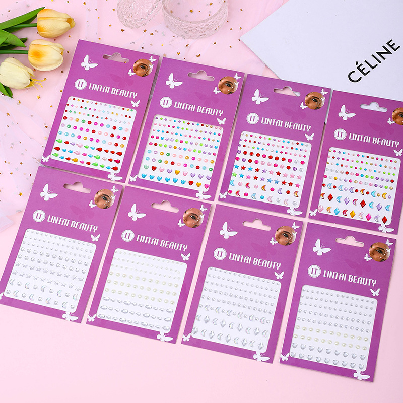 Hot Selling Face Gems Stickers - Nail Art Nail Art review and price