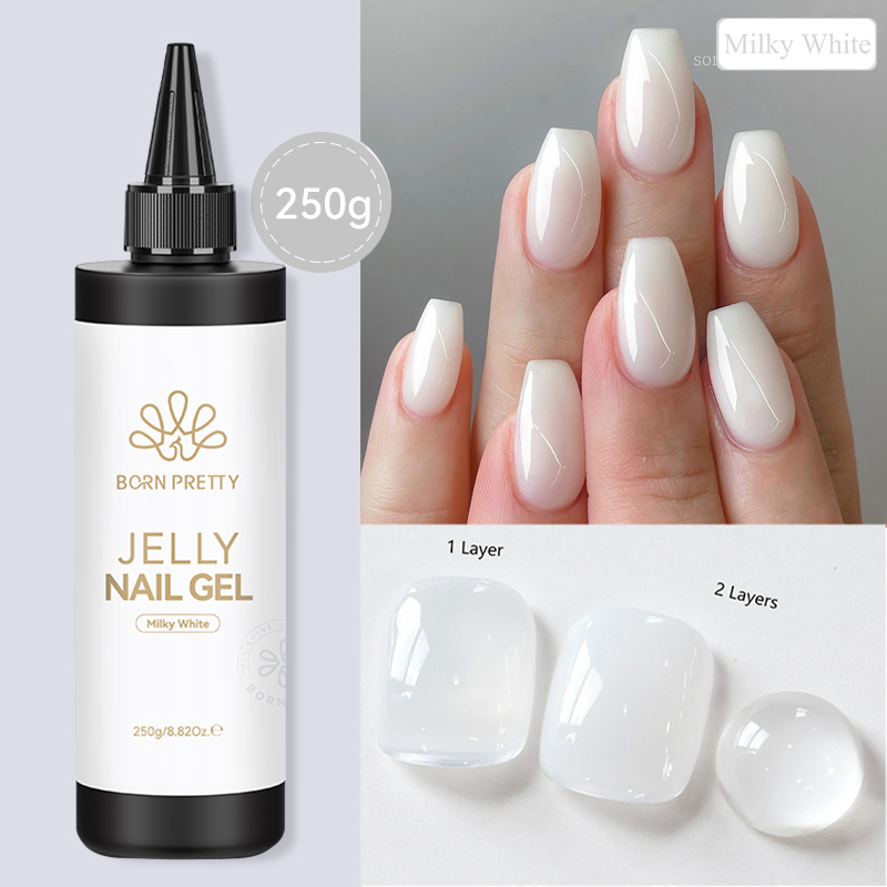 BORN PRETTY 250g Jelly Milky W - Nail Art Jelly review and price
