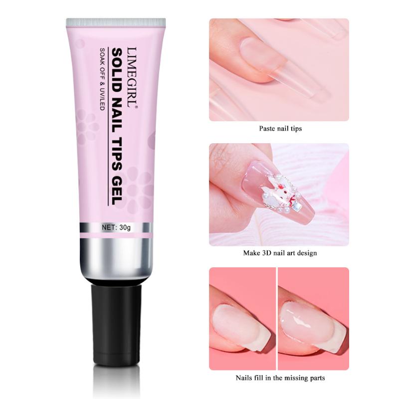 30g Soft Transparent Nail Tips - Nail Art Ombre review and price
