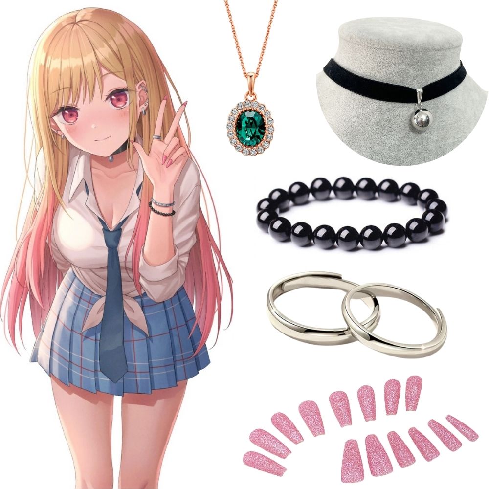 Kitagawa Marin Earrings Neckla - Nail Art Nail Art review and price